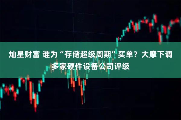 灿星财富 谁为“存储超级周期”买单？大摩下调多家硬件设备公司评级