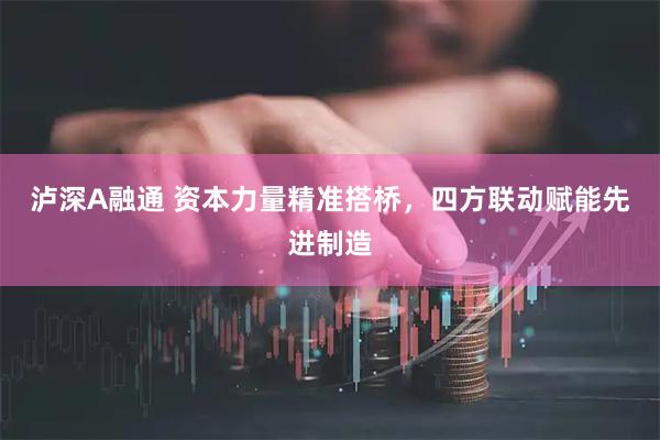 泸深A融通 资本力量精准搭桥，四方联动赋能先进制造