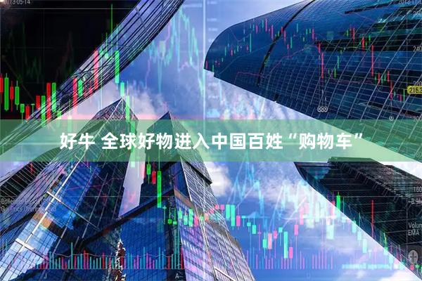 好牛 全球好物进入中国百姓“购物车”